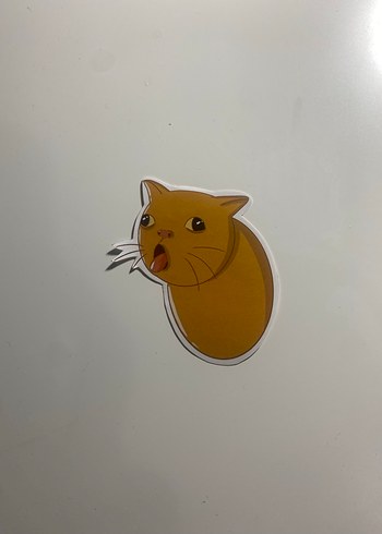 Üçlü Kedi Yüzü Sticker Seti - Görsel 2