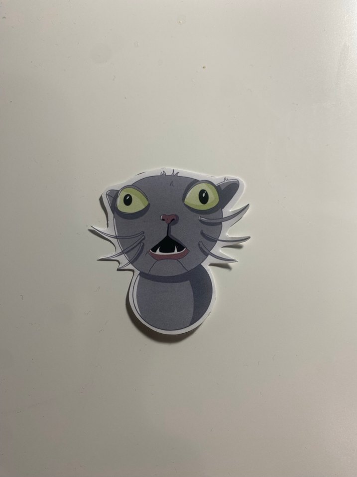 Üçlü Kedi Yüzü Sticker Seti - Görsel 3