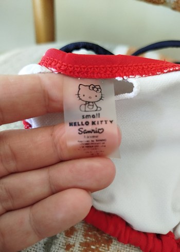 Kırmızı Strappy Hello Kitty Bikini - Görsel 5