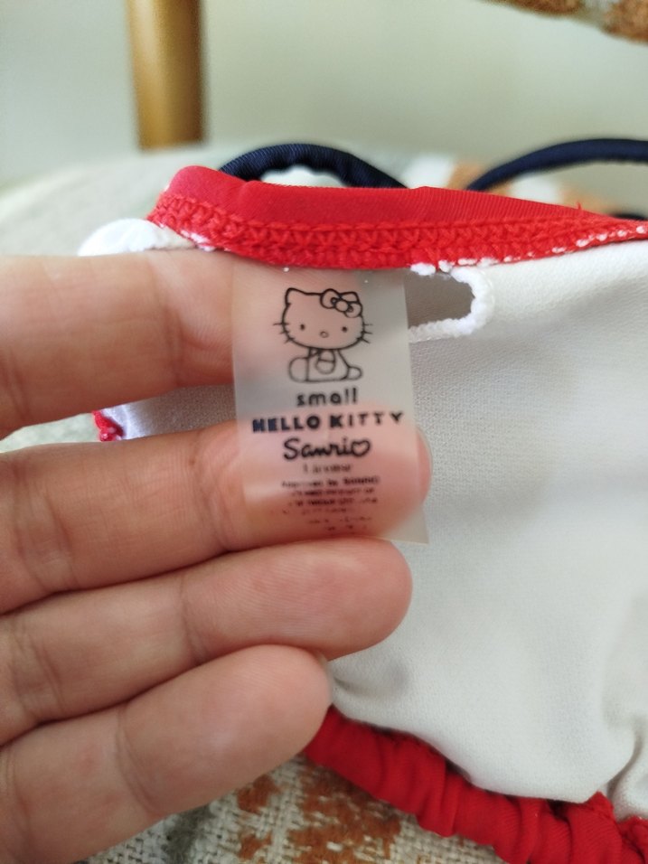 Kırmızı Strappy Hello Kitty Bikini - Görsel 5