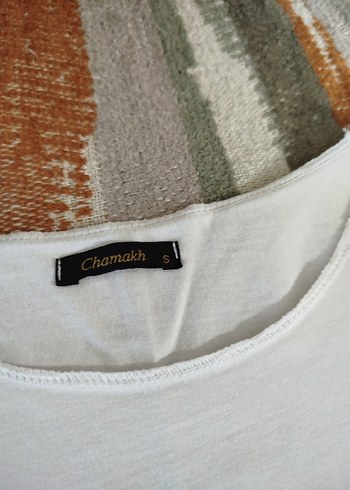 Baskılı Beyaz Mini Kadın Tişört - Görsel 6