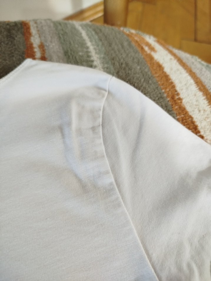 Baskılı Beyaz Mini Kadın Tişört - Görsel 3