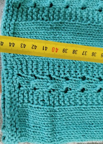 kadın el örgüsü bluz - Görsel 6