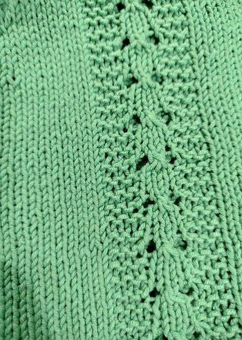 kadın el örgüsü bluz - Görsel 8