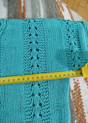 kadın el örgüsü bluz - Görsel 5