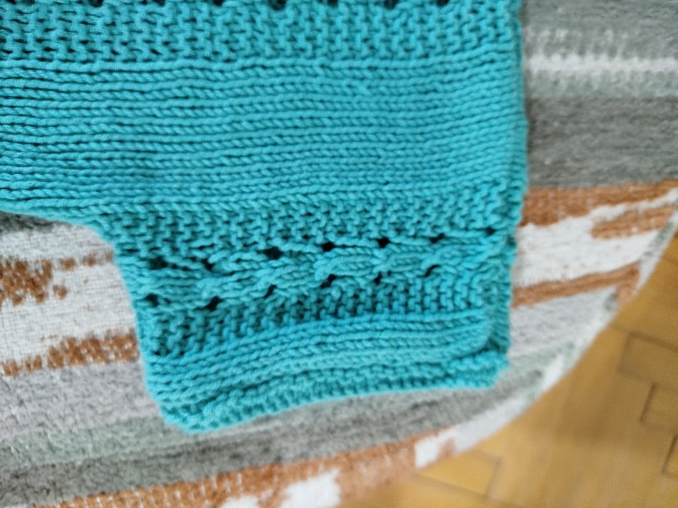 kadın el örgüsü bluz - Görsel 2