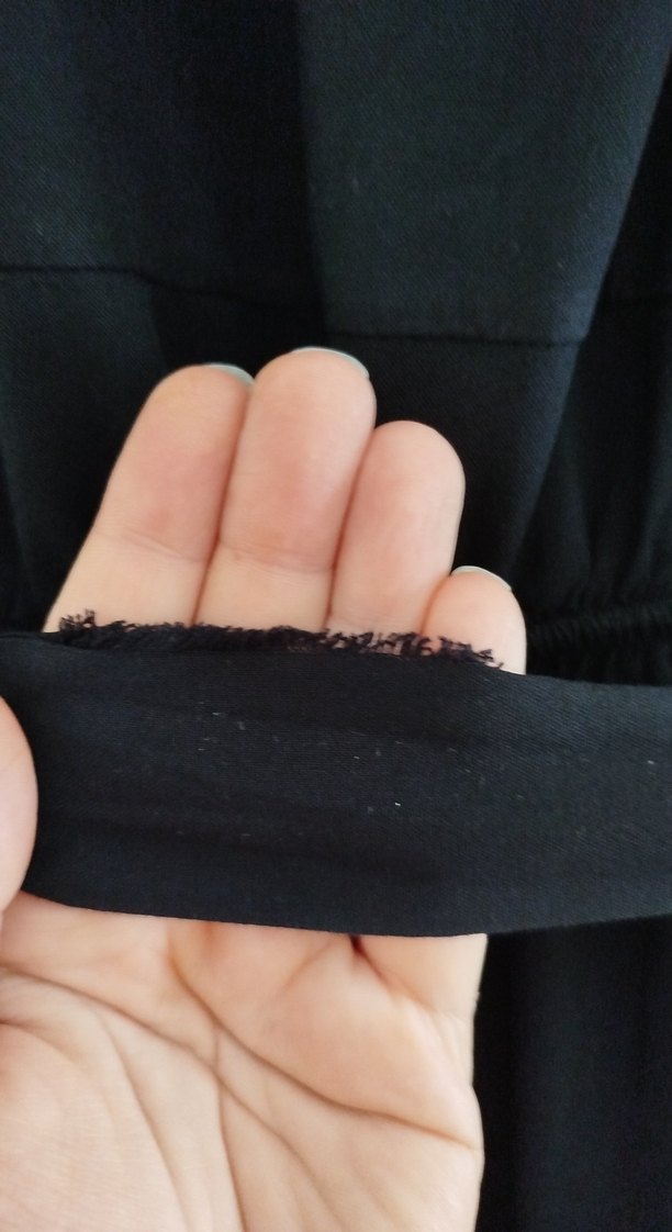 Kemerli siyah Kadın Uzun Tulum - Görsel 5