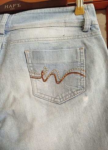 Kadın kot şort - Görsel 4