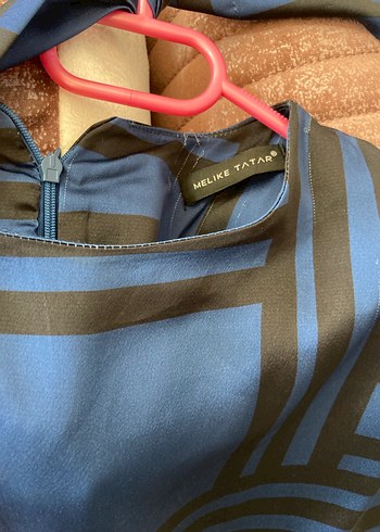 Melike tatar Mavi Uzun Bohem Elbise - Görsel 3