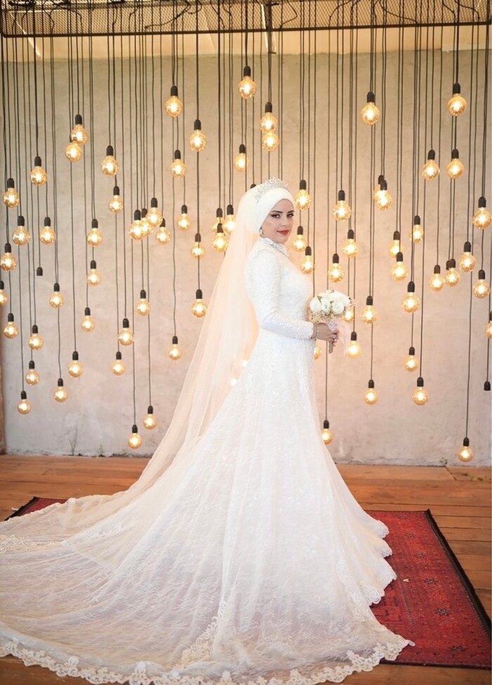 Tesettür Balık Gelinlik - Görsel 2