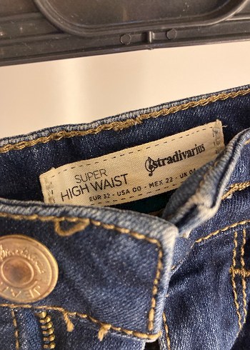 Kadın Koyu Mavi Mini Kot Şort - Görsel 3