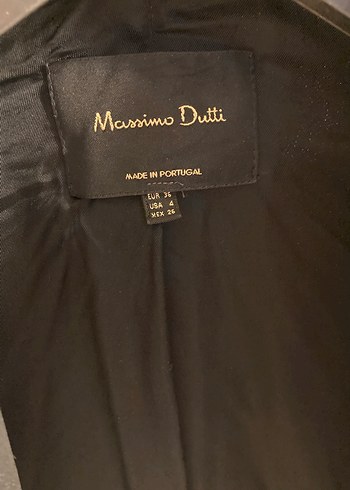 Siyah Düğmeli Kadın Midi Blazer - Görsel 2