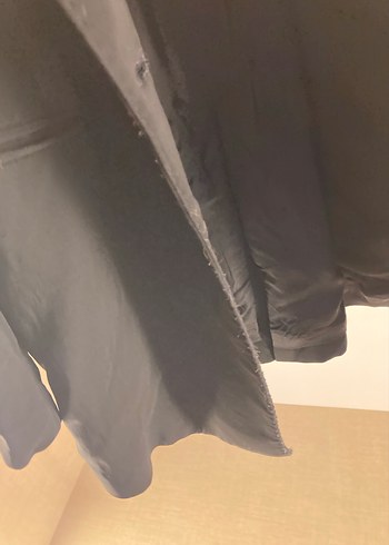 Siyah Düğmeli Kadın Midi Blazer - Görsel 4