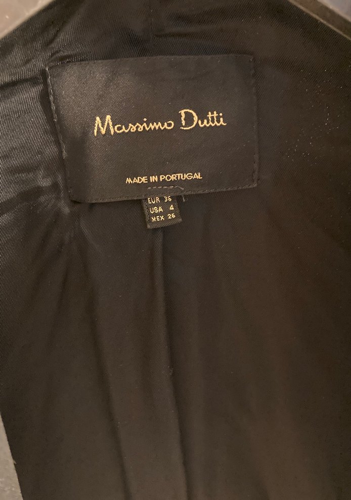 Siyah Düğmeli Kadın Midi Blazer - Görsel 2