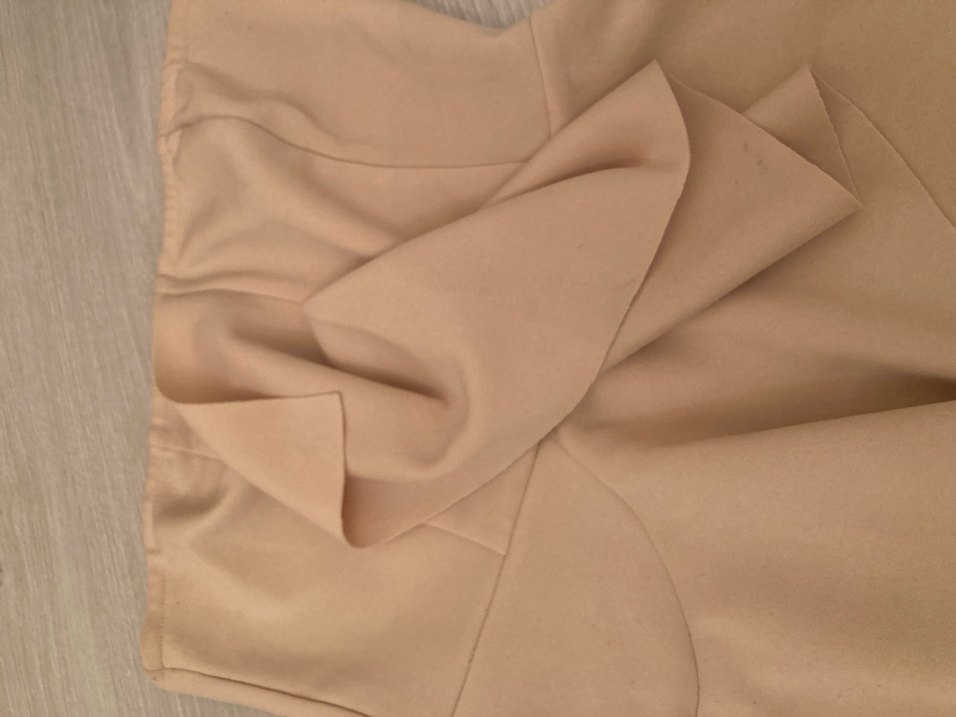 Bej Straplez Mini Kadın bluz - Görsel 2