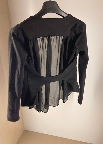 Düğmeli Siyah Kadın Blazer Ceket - Görsel 2