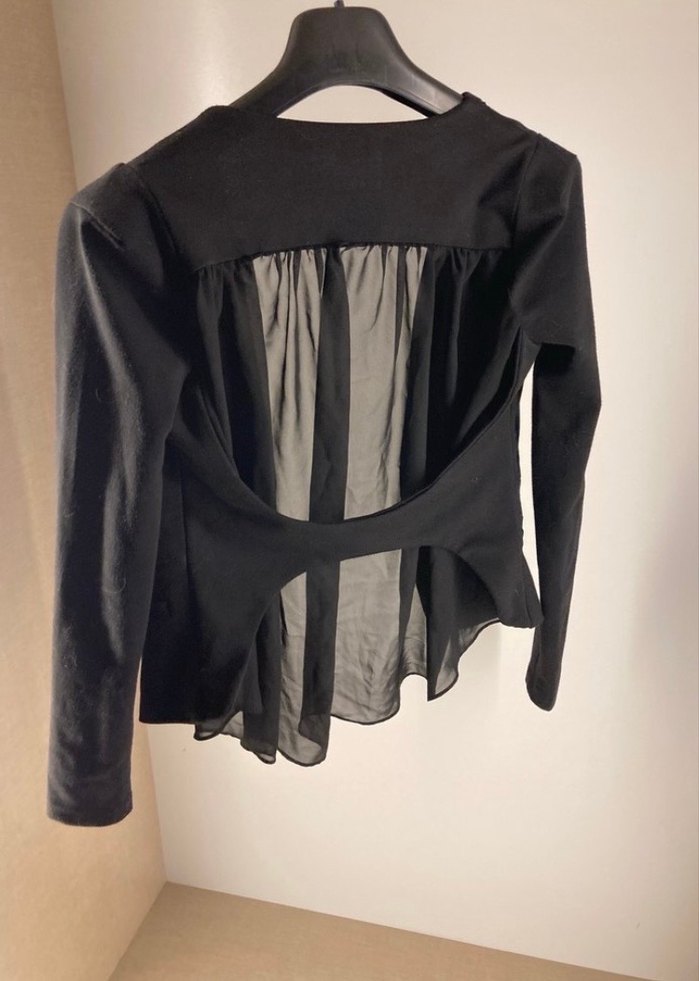 Düğmeli Siyah Kadın Blazer Ceket - Görsel 2