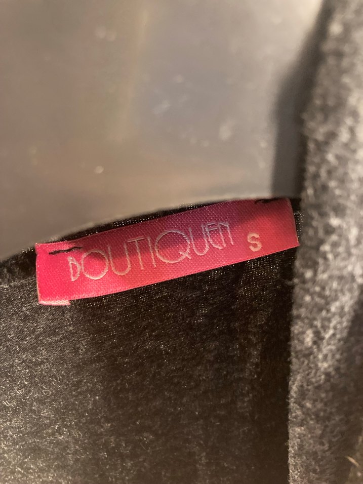 Gri Yüksek Yakalı Kolsuz Triko Elbise - Görsel 3