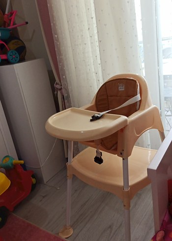 Beden Pastel Kahverengi Bebek Mama Sandalyesi