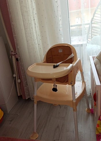 Pastel Kahverengi Bebek Mama Sandalyesi