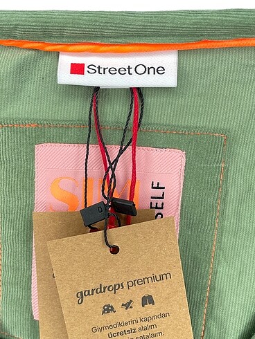 40 Beden yeşil Renk StreetOne Kısa Elbise %70 İndirimli.
