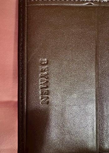 Orijinal beymen kahverengi deri erkek cüzdanı - Görsel 4