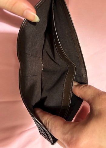 Orijinal beymen kahverengi deri erkek cüzdanı - Görsel 6