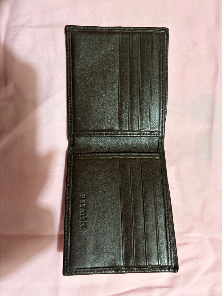 Orijinal beymen kahverengi deri erkek cüzdanı - Görsel 3