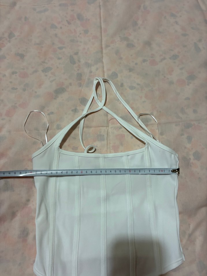 Beyaz Straplez İnce Askılı Büstiyer - Görsel 3