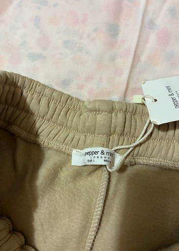 Bej Kadın Rahat Kesim Sweatpant - Görsel 3