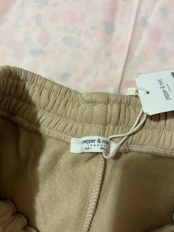 Bej Kadın Rahat Kesim Sweatpant - Görsel 3