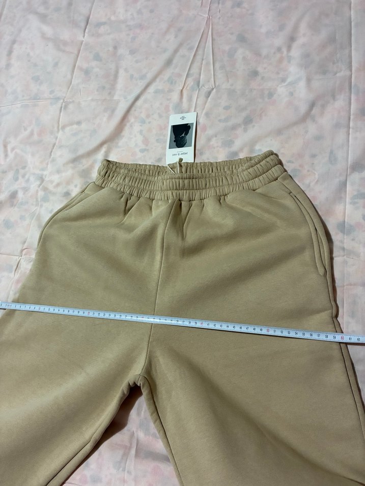 Bej Kadın Rahat Kesim Sweatpant - Görsel 5