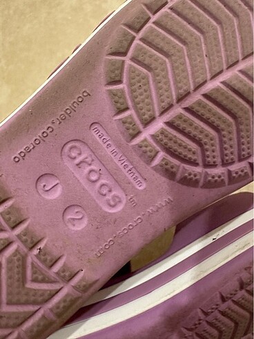 33 Beden mor Renk Crocs Sandalet Çocuk