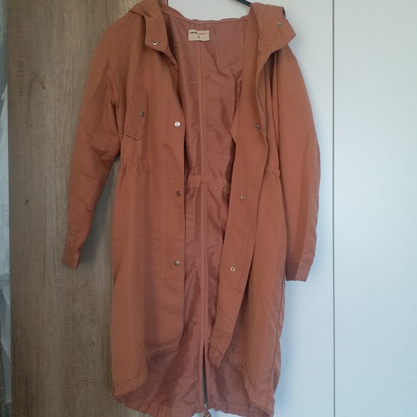 Düğmeli Uzun Kollu Kadın Ceket - Görsel 2