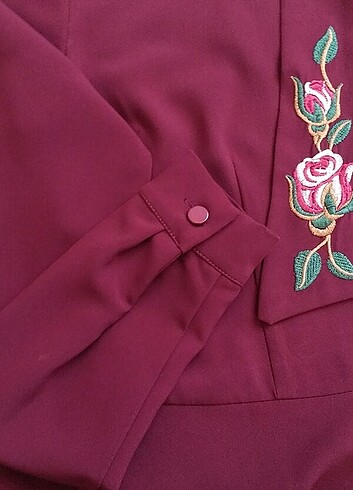 Nakışlı kiloş elbise - Görsel 11