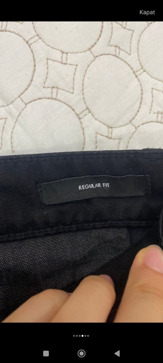 SARAR Siyah Kumaş Erkek Pantolon - Görsel 4