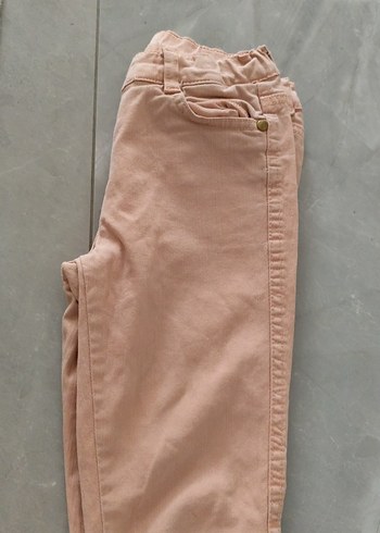 8 Yaş Beden Bej Kadın Skinny Pantolon