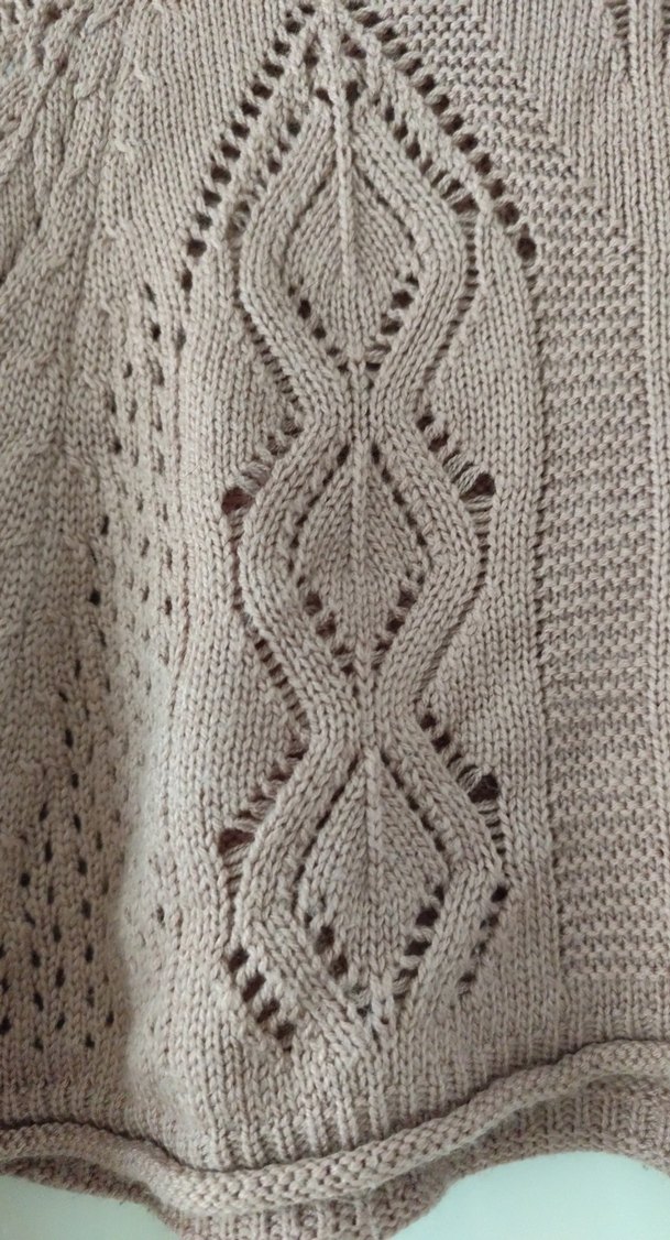 Bohem Tarzı Uzun Kollu Örgü Kadın Yarasa Kazak - Görsel 2