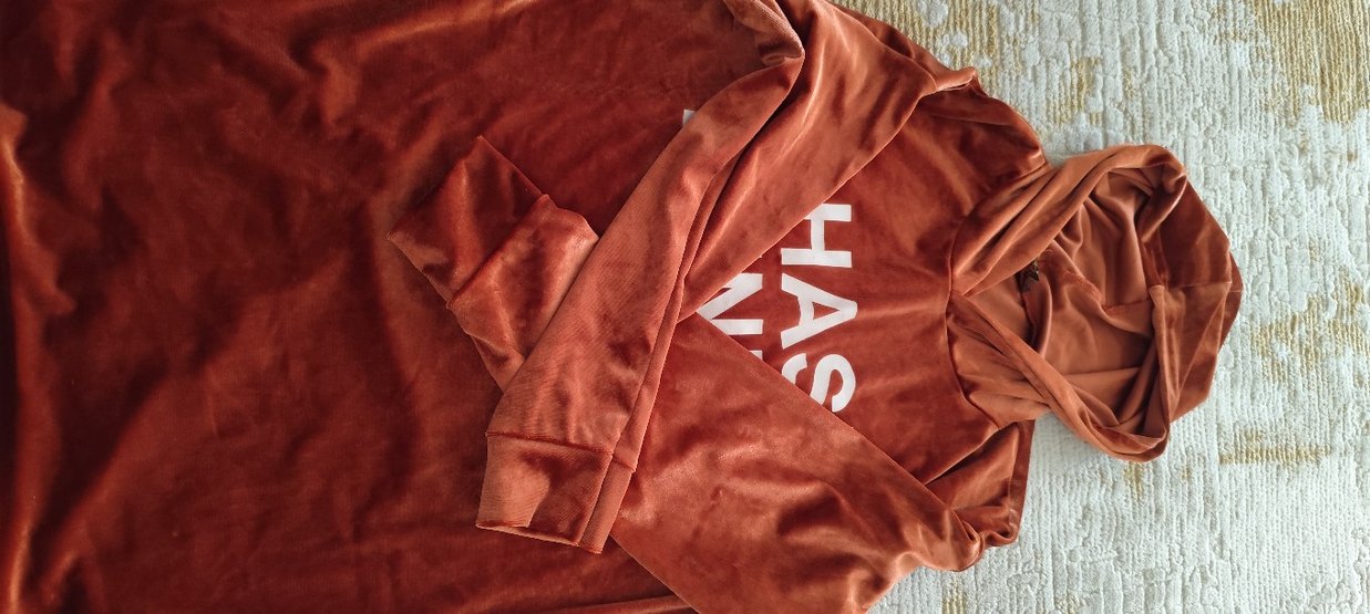 Kahverengi Parlak Baskılı sweatshirt - Görsel 5