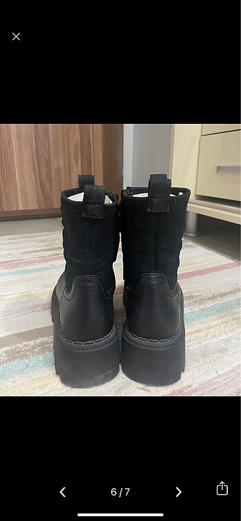 35 Beden siyah Renk Zara Bot