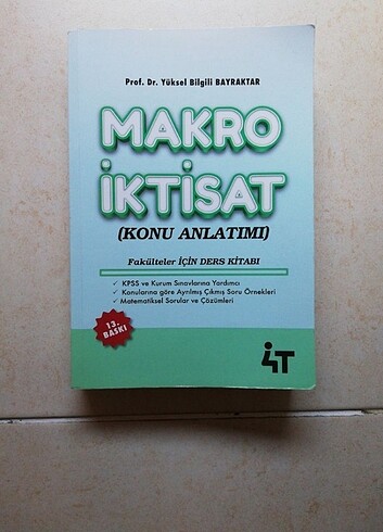 Makro İktisat - Yüksel BİLGİLİ 