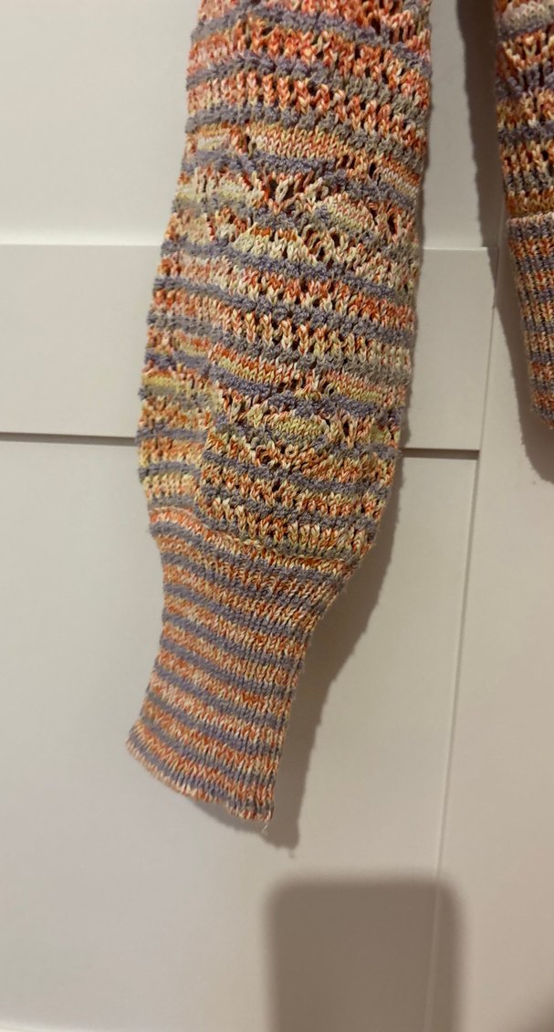 Bohem Çok Renkli Örgü Hırka - Görsel 3