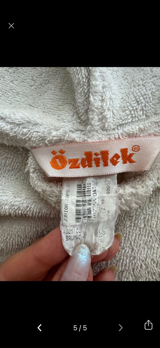 Kız ve erkek için  Polar Bornoz - Görsel 2