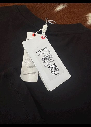 Lacoste Lacoste Erkek Siyah Bisiklet Yaka Tişört