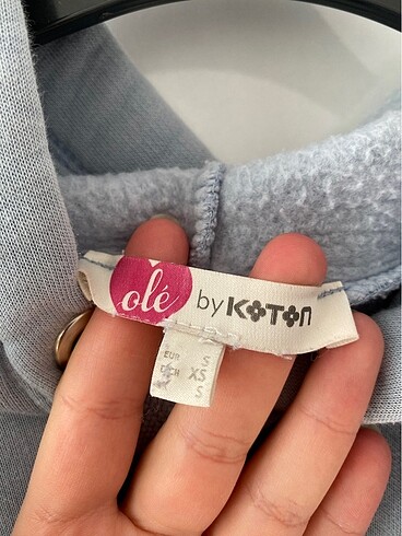 s Beden mavi Renk Koton sweat