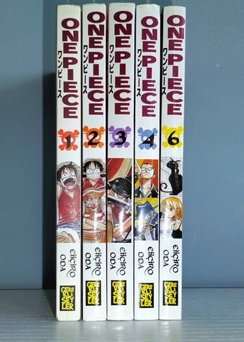One Piece Manga Seti 1-6 Cilt