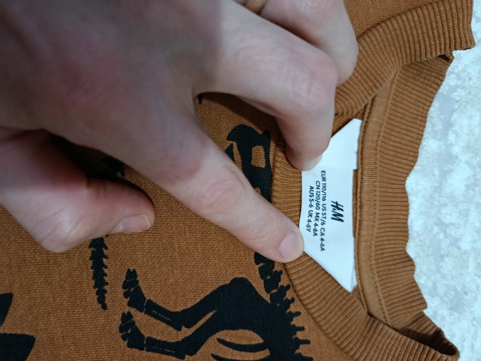 H&M Baskılı Erkek çocuk Sweatshirt - Görsel 4