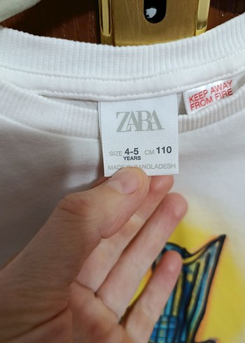 Zara çocuk tişört - Görsel 3
