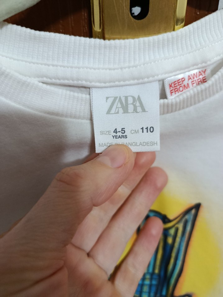 Zara çocuk tişört - Görsel 3