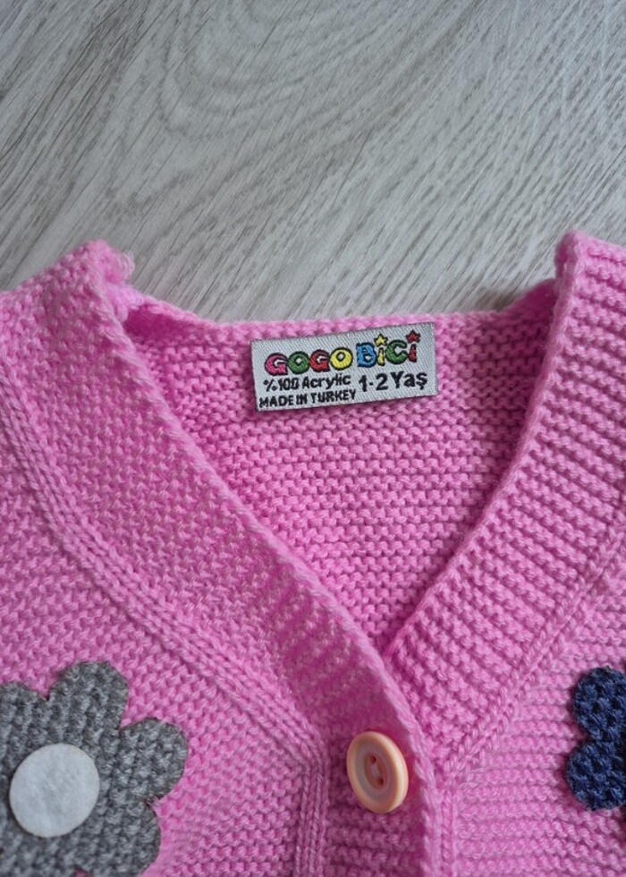 Kız bebek  hırka - Görsel 2